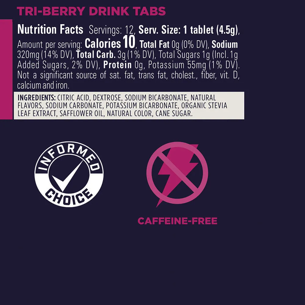 (1 Pack) GU Hydration Drink Tabs - Triberry - Expiry Date: Dec 2025