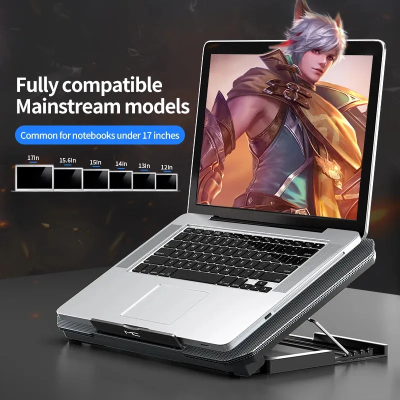 17-Inch Gaming Laptop Cooling Pad with LED Fans