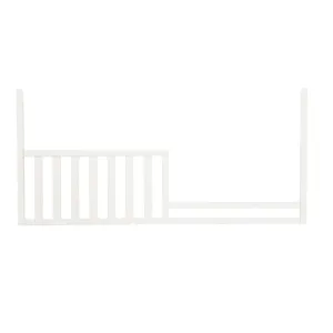 54" Modern Wide Toddler Rail White Contemporary