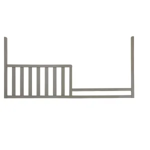 54" Wide Modern Wood Toddler Rail Gray