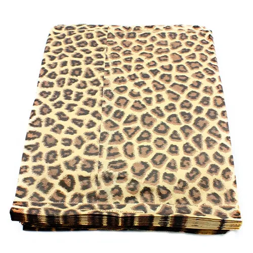 8.5x11 - Jewelry Cheetah Print Paper Bags