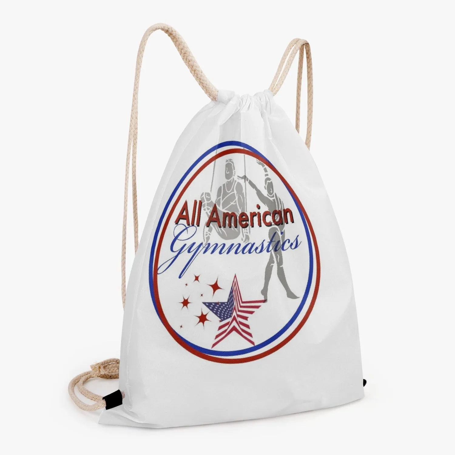 All American Gymnastics - Polyester Drawstring Backpack