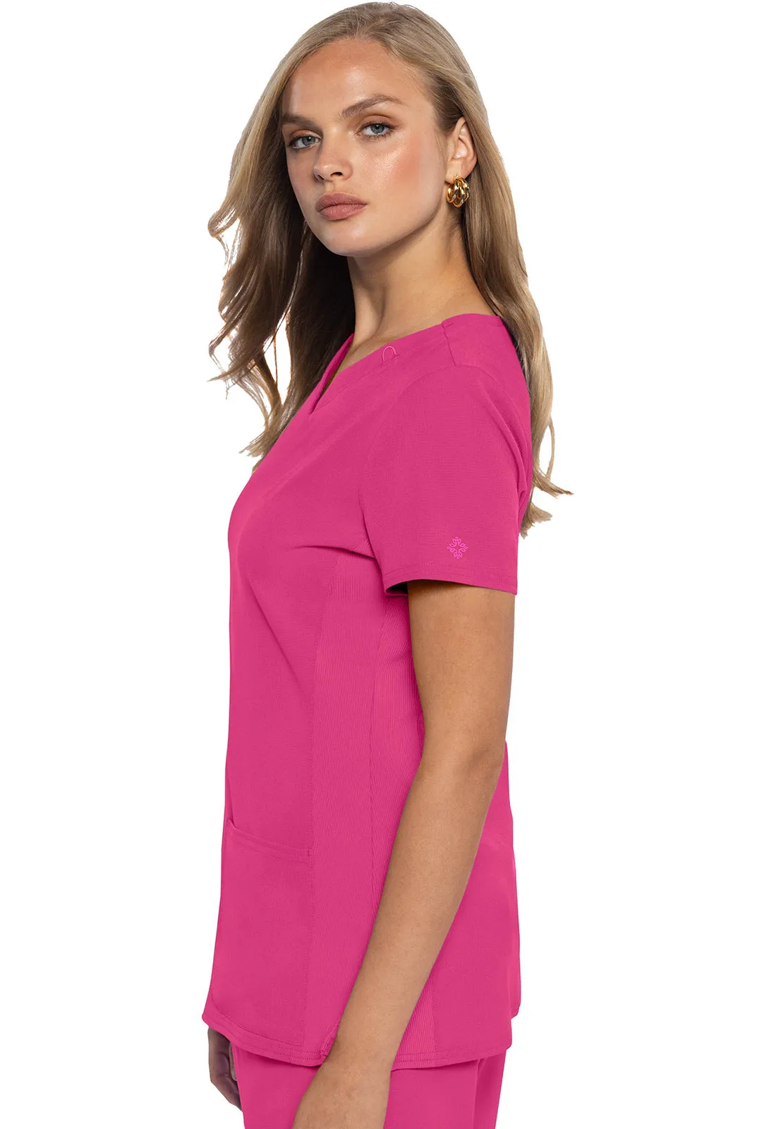 AMP MC702 V-Neck Top Pink Power