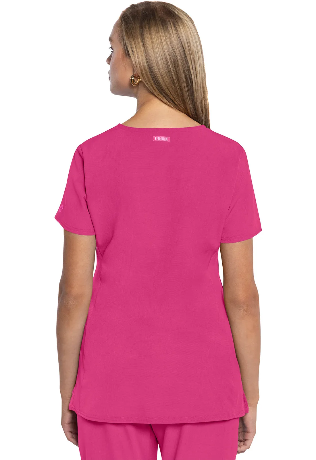 AMP MC702 V-Neck Top Pink Power