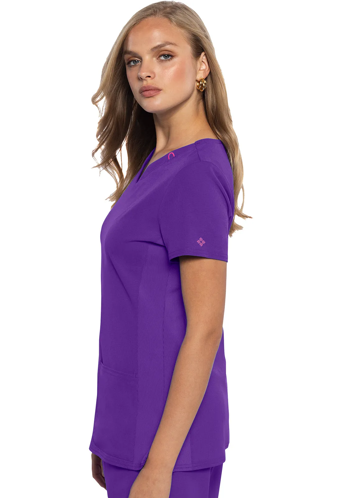 AMP MC702 V-Neck Top Purple Surge