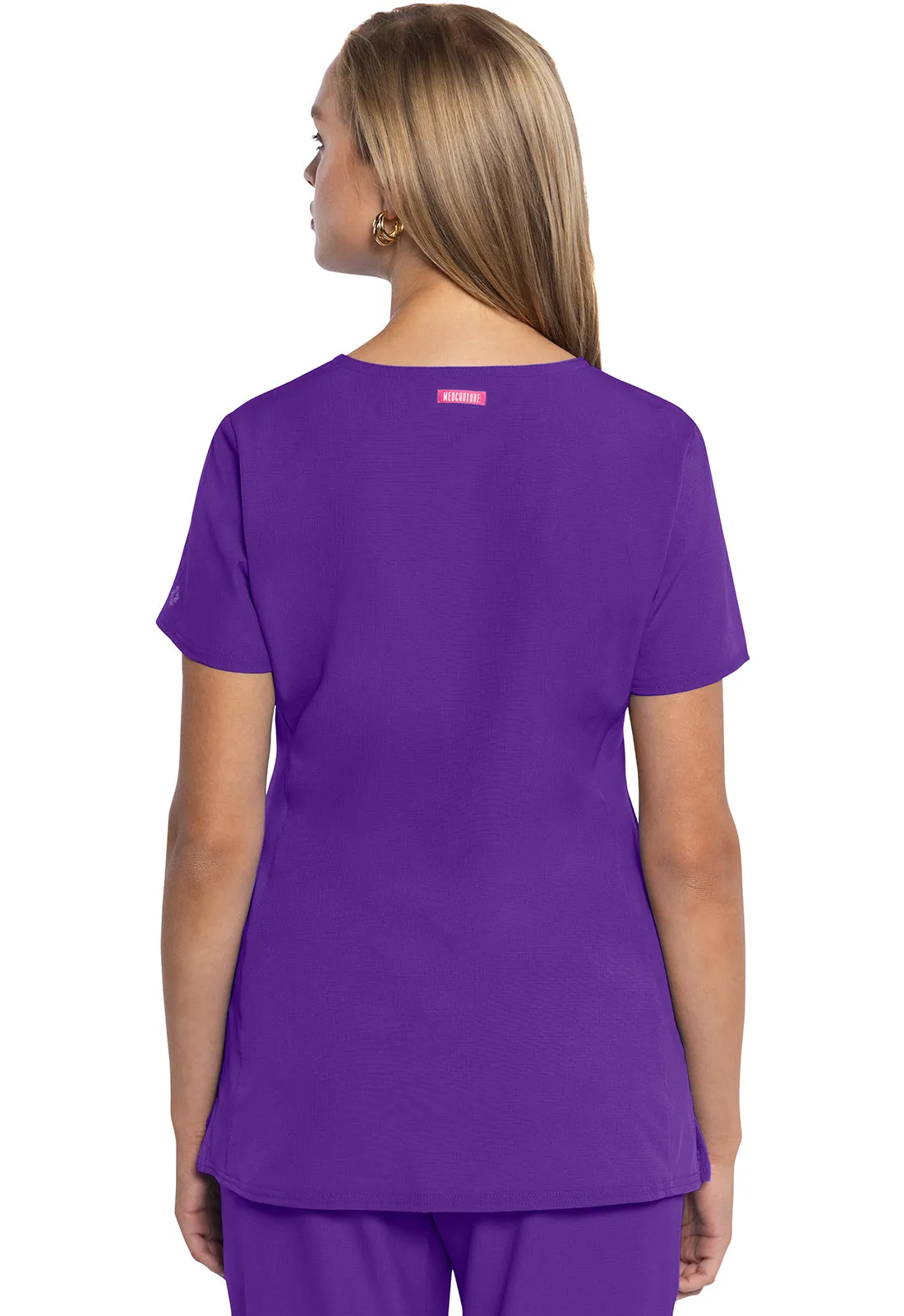 AMP MC702 V-Neck Top Purple Surge