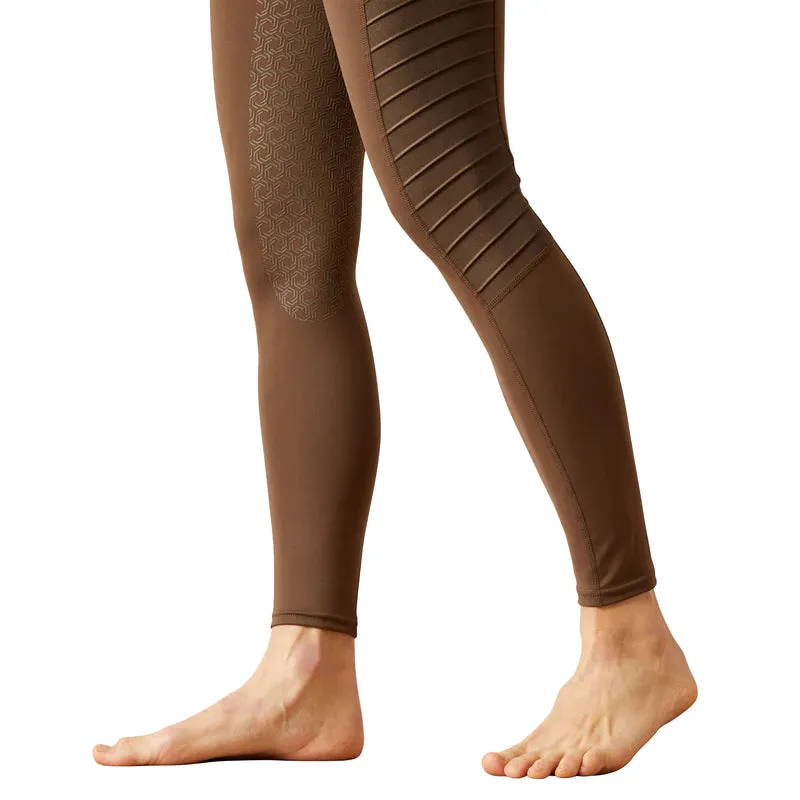 Ariat EOS Full Seat Ladies Tights Banyan Brown