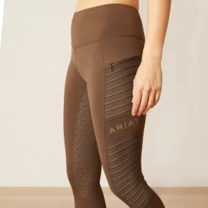 Ariat EOS Full Seat Ladies Tights Banyan Brown