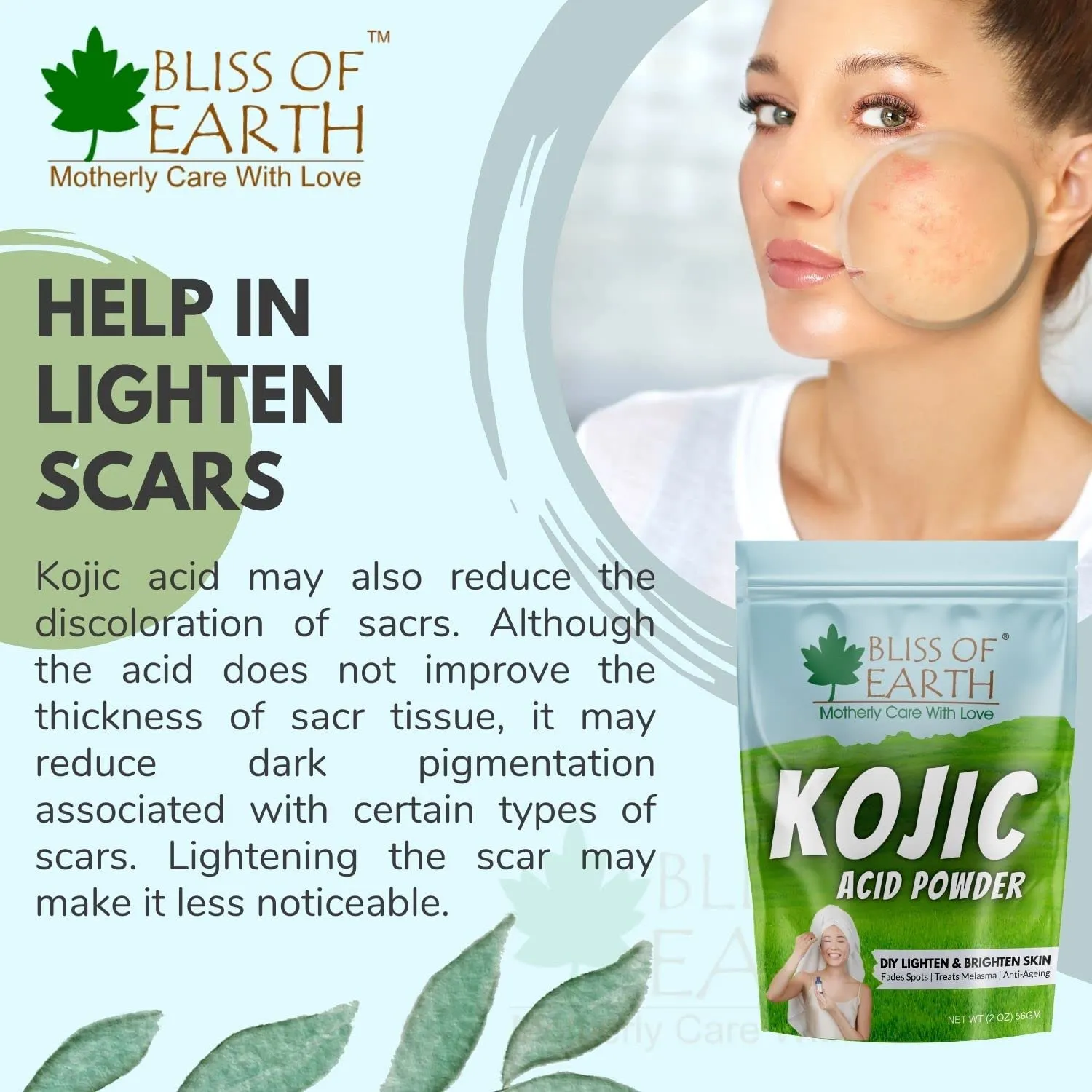 Ascorbic Acid Powder & Korean Kojic Acid powder boost immunity | 113GM (Pack of 2)