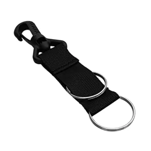 ATORSE Lanyard Webbing Strap with Swivel Snap Clip for Snorkel Scuba Diving Black