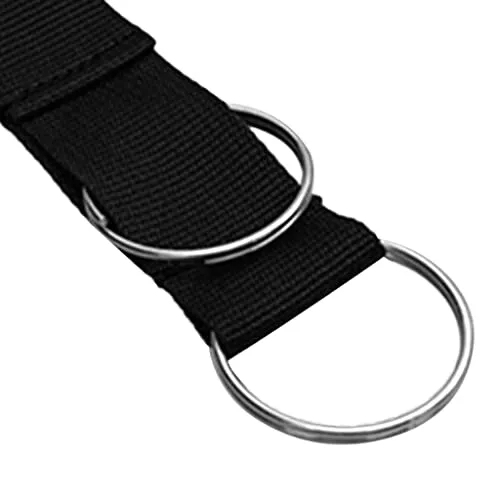 ATORSE Lanyard Webbing Strap with Swivel Snap Clip for Snorkel Scuba Diving Black