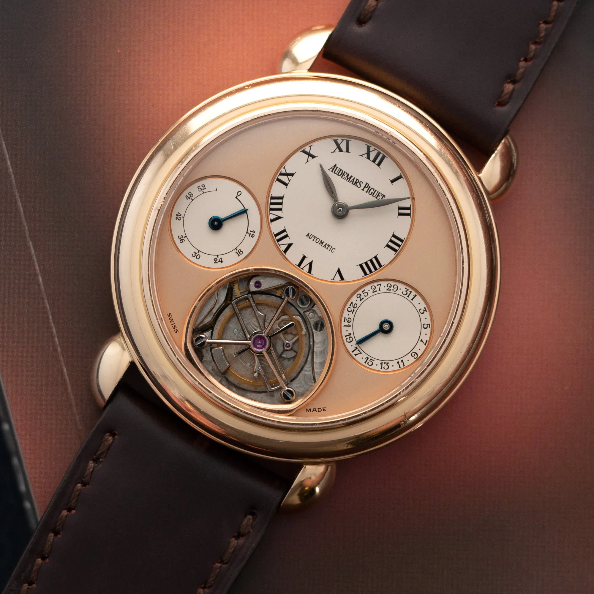 Audemars Piguet Rose Gold Tourbillon Watch