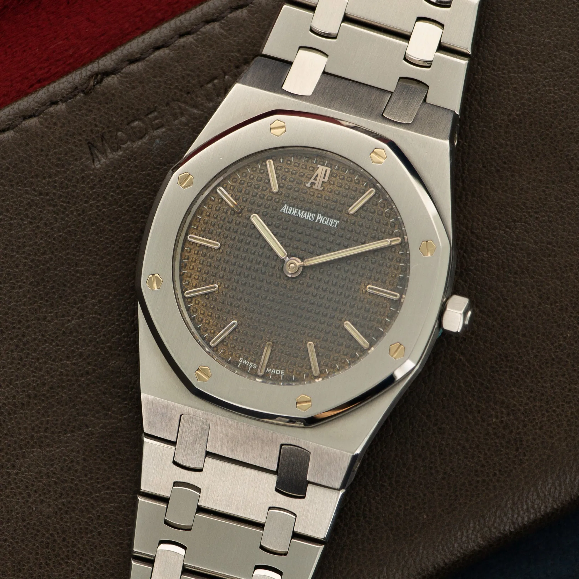 Audemars Piguet Steel Royal Oak Brown Dial Watch
