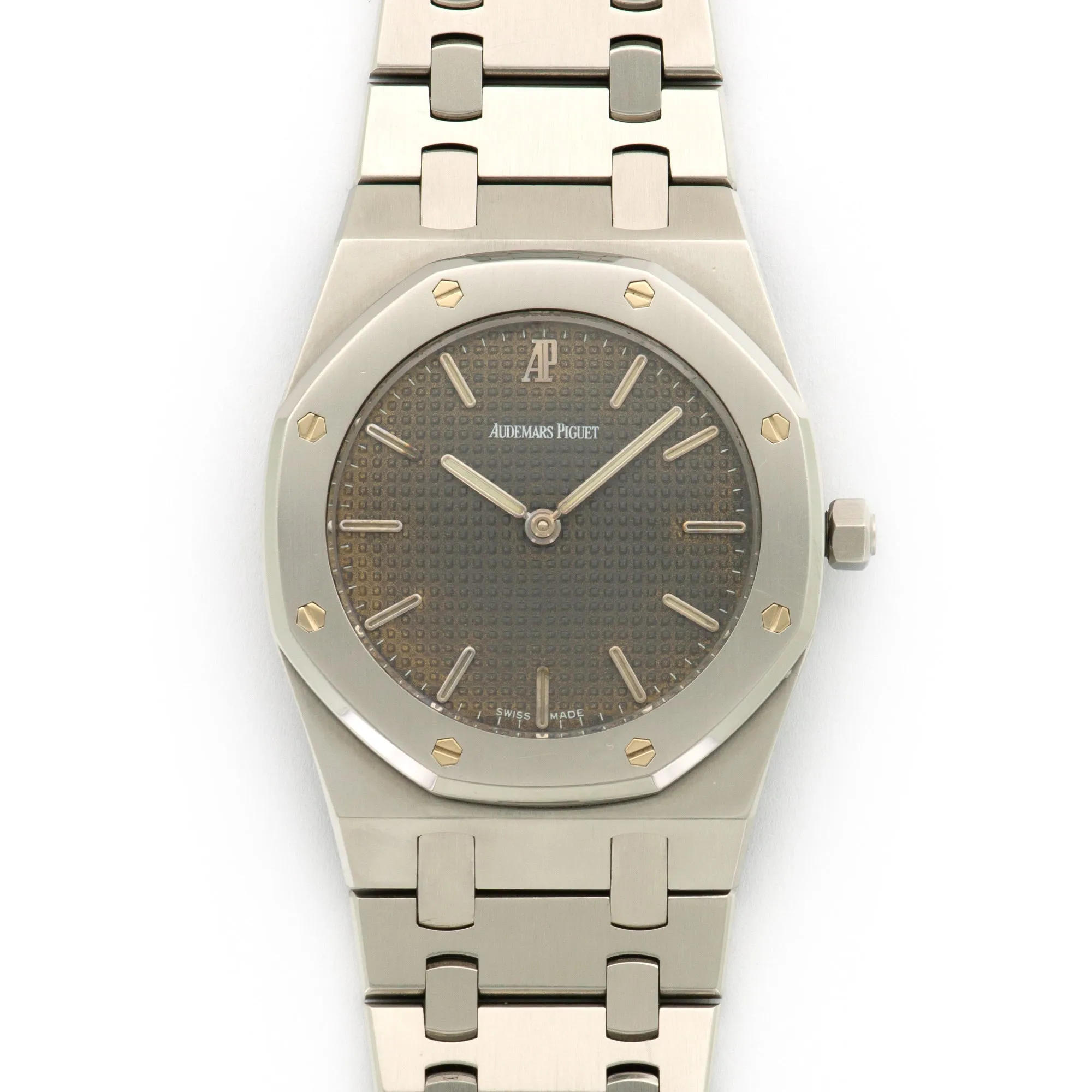 Audemars Piguet Steel Royal Oak Brown Dial Watch