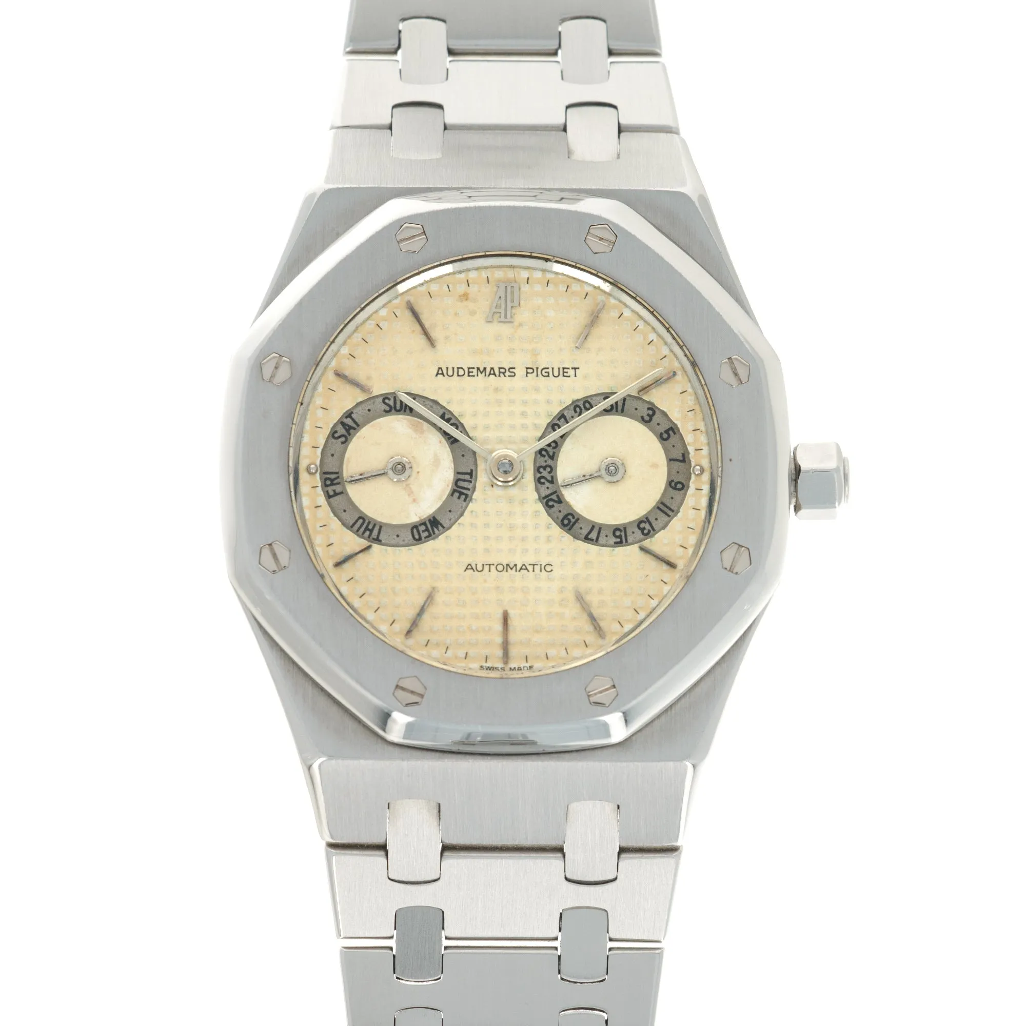 Audemars Piguet Steel Royal Oak Day Date Watch