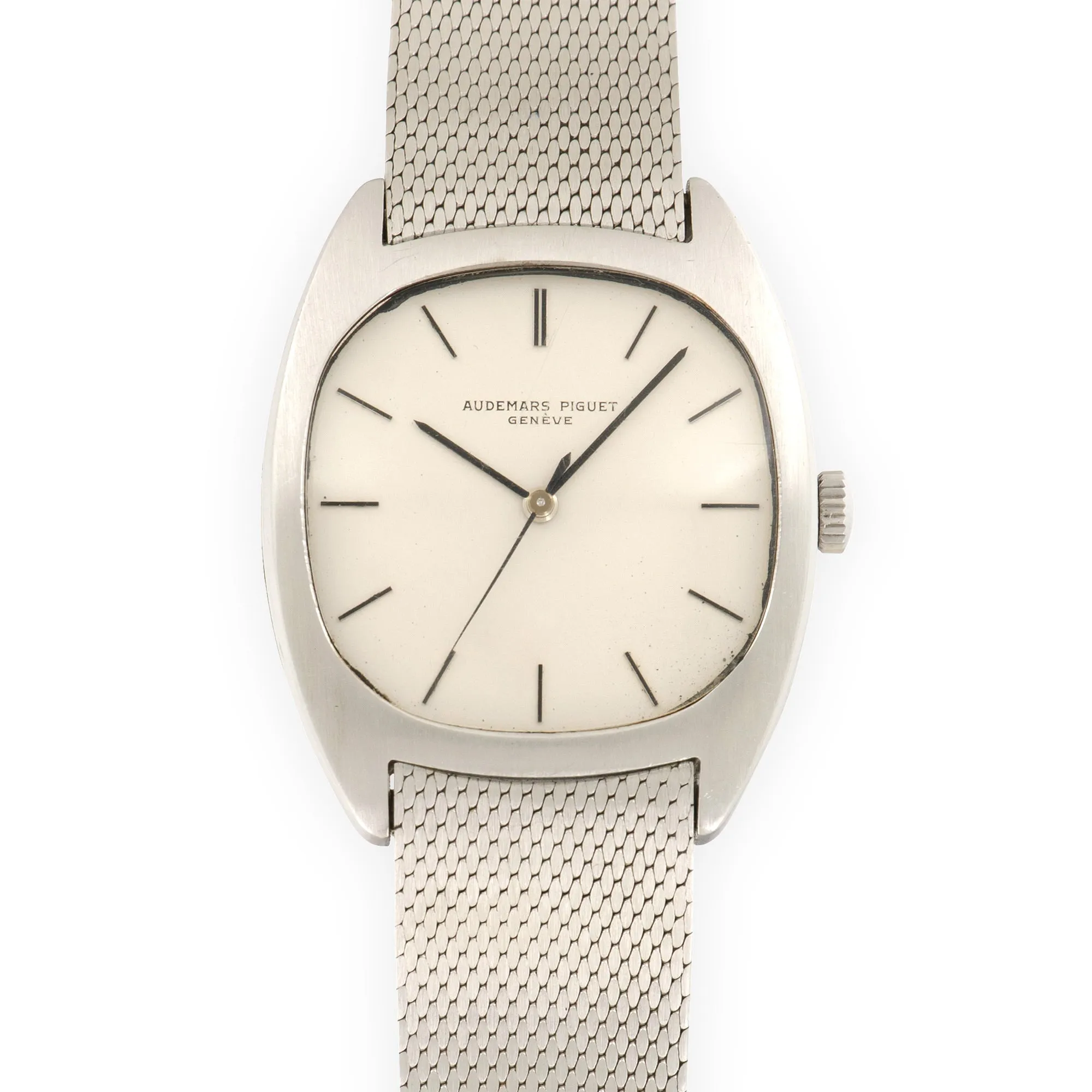 Audemars Piguet Steel Tonneau-Shaped Watch Ref. 5369