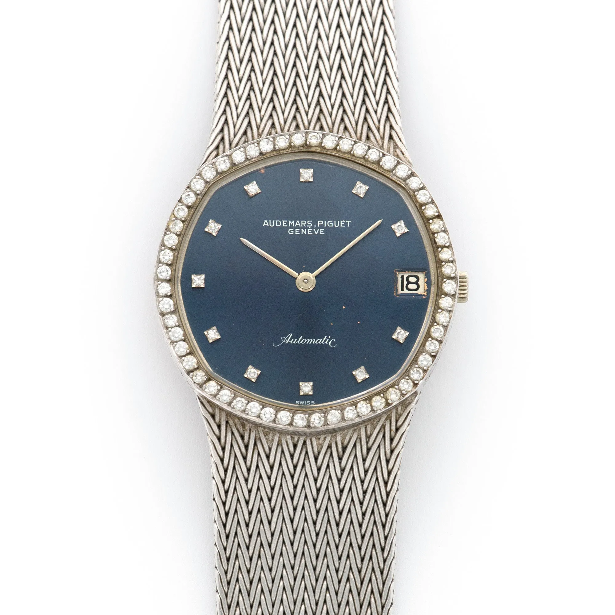 Audemars Piguet White Gold Diamond Automatic Watch