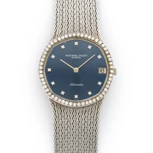 Audemars Piguet White Gold Diamond Automatic Watch