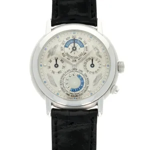 Audemars Piguet White Gold Quantieme Perpetual Metropolis, Anniversary Edition