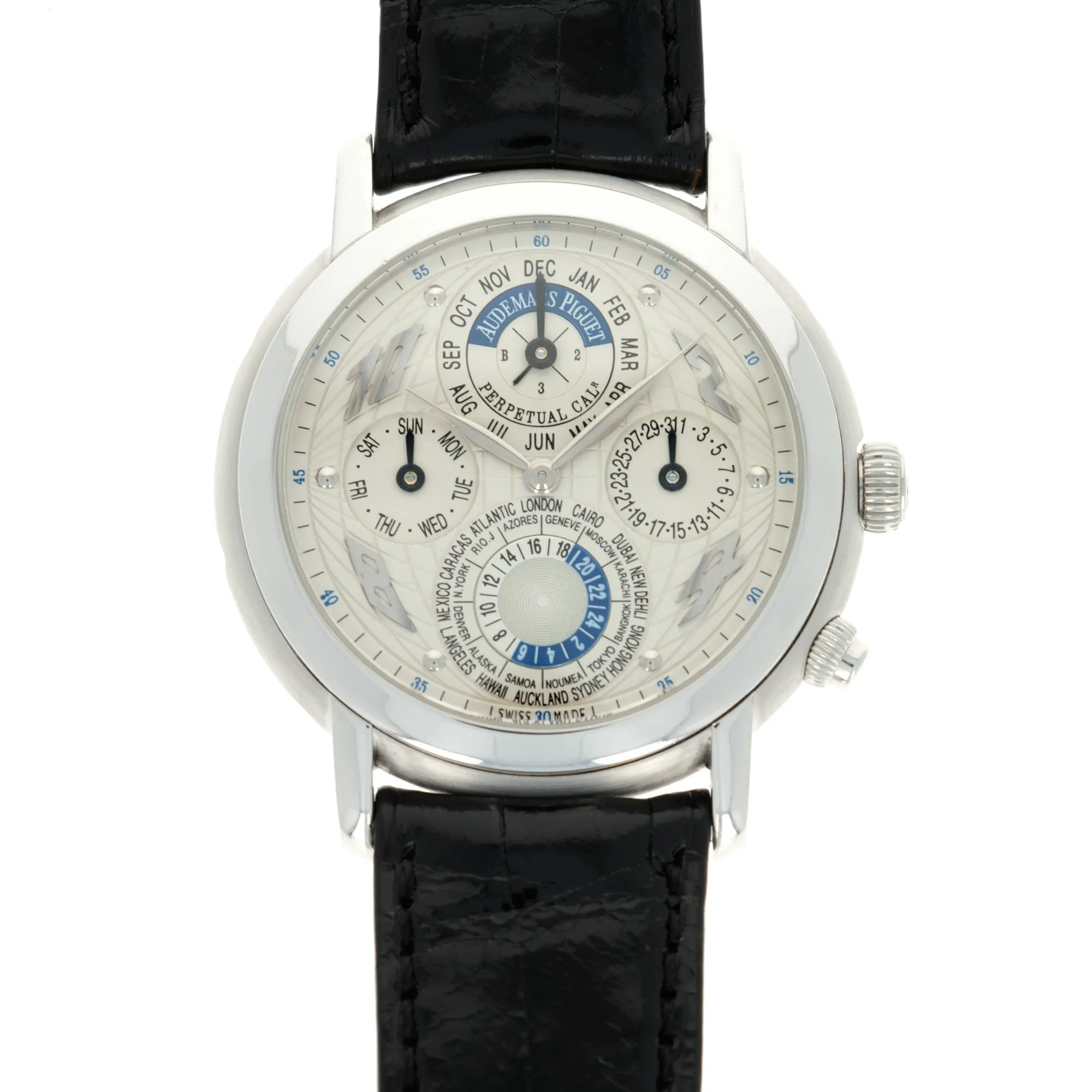 Audemars Piguet White Gold Quantieme Perpetual Metropolis, Anniversary Edition