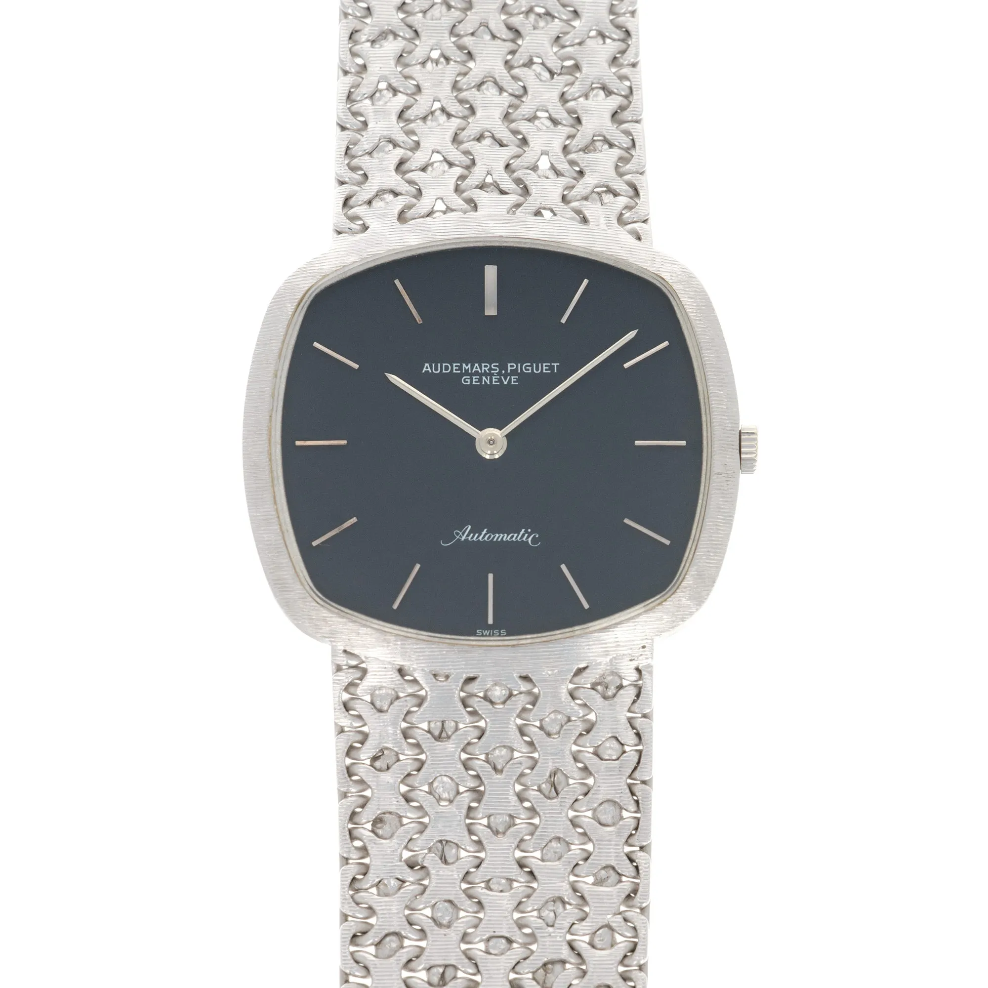 Audemars Piguet White Gold Unusual Automatic Bracelet Watch