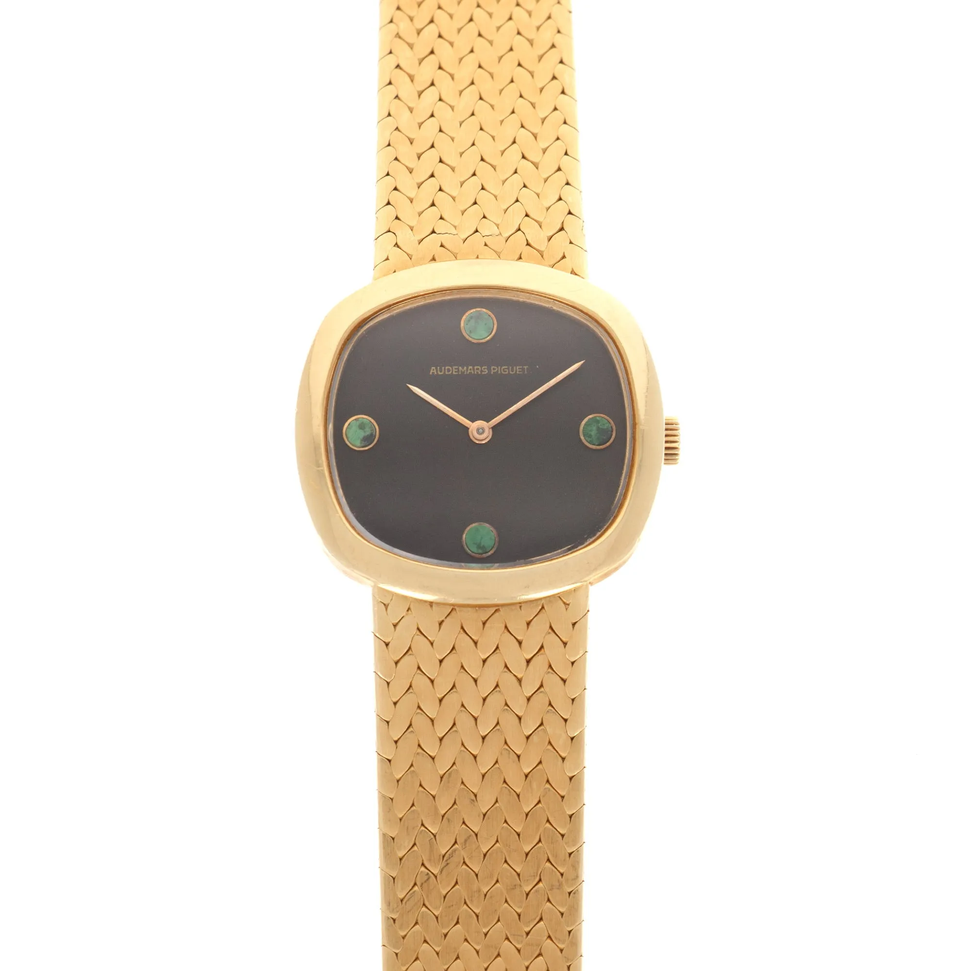 Audemars Piguet Yellow Gold Malachite Watch