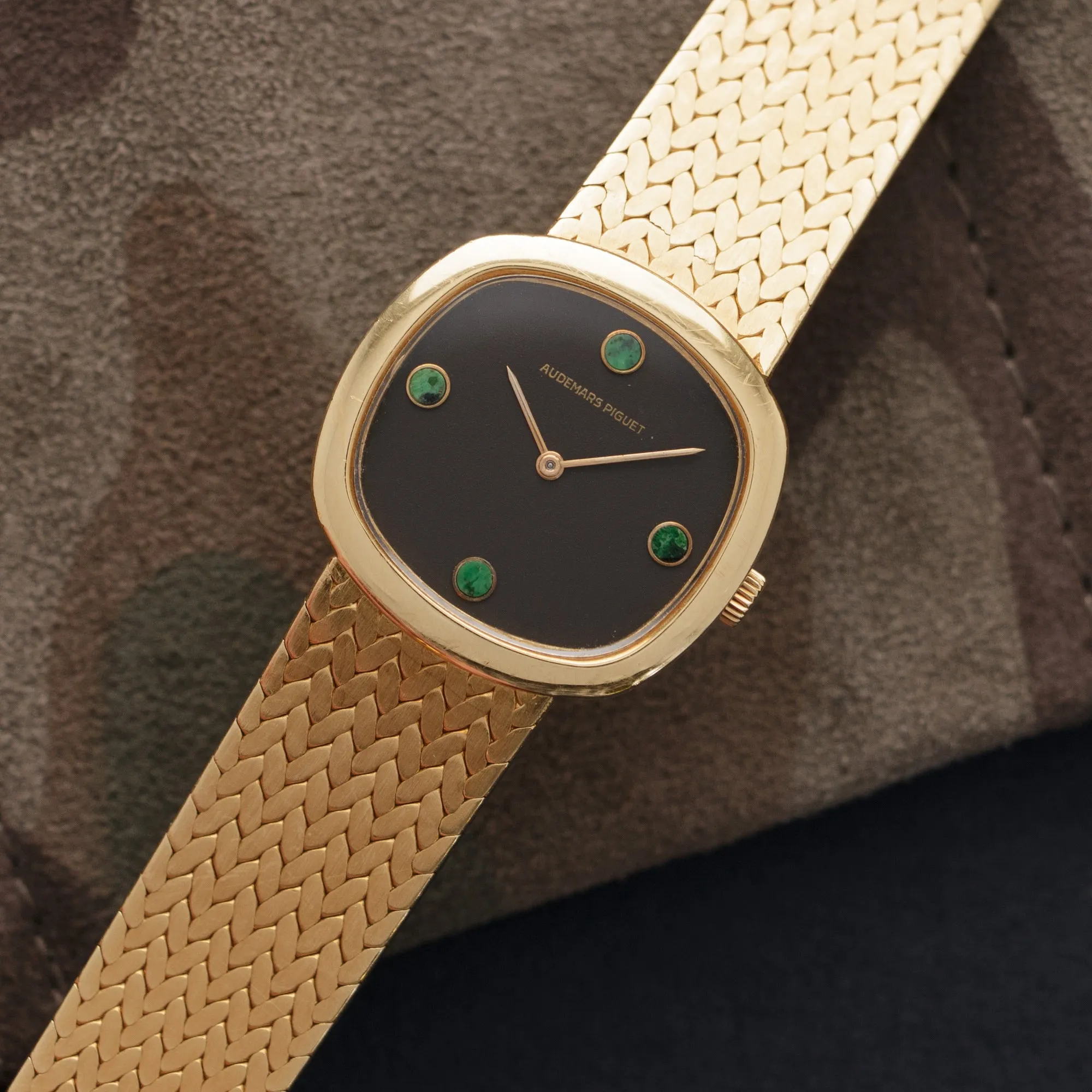 Audemars Piguet Yellow Gold Malachite Watch