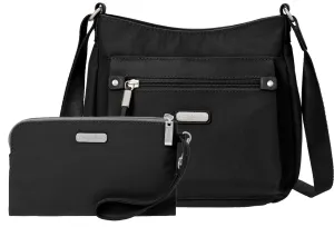 Baggallini Uptown Crossbody Black