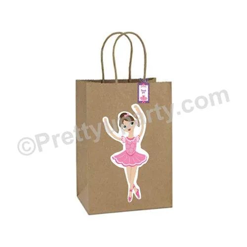 Ballerina Gift Bags - Pack of 10
