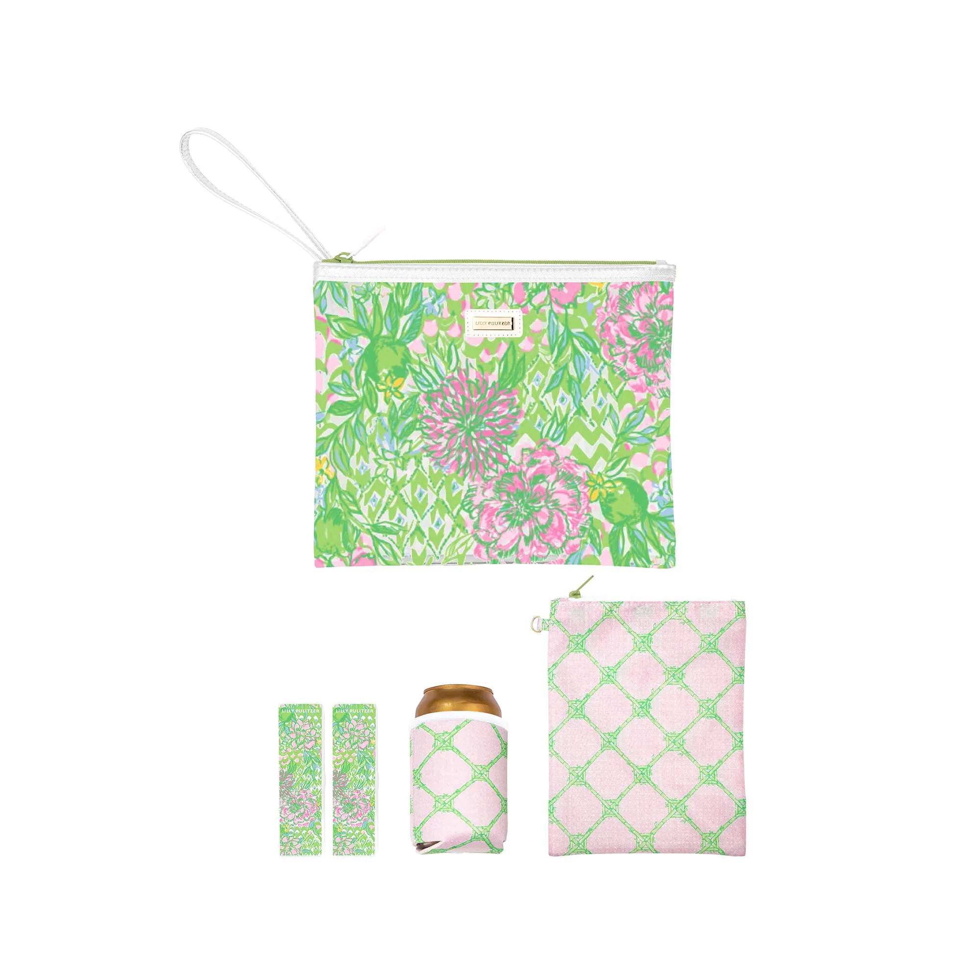 Beach Day Pouch by Lilly Pulitzer - Lime Feeling Good