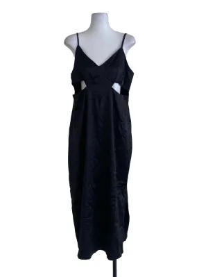 Black Satin Dress