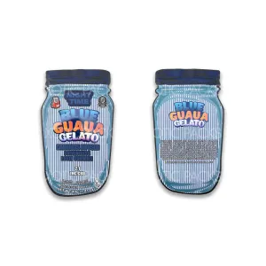 Blue Guava Gelato Rosin Gummies Mylar Bag (EMPTY)