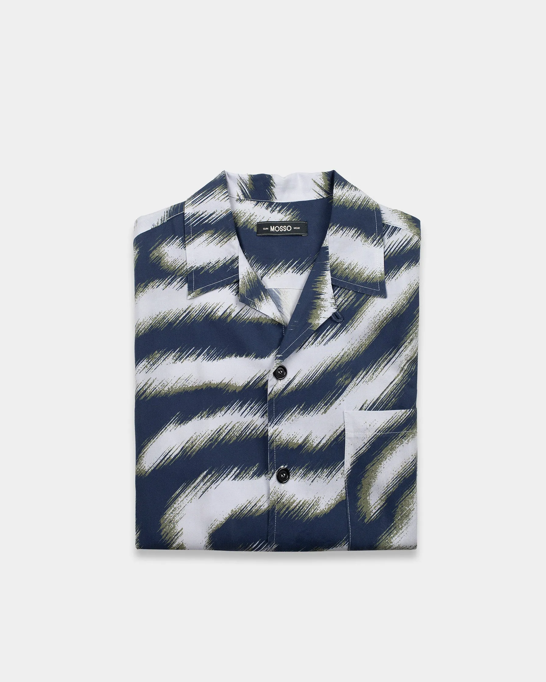 Blue Zebra Short Sleeve Shirt