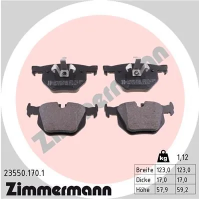 BMW Brake Pads Rear E90 E91 E92 E93 34216791938 34216775678
