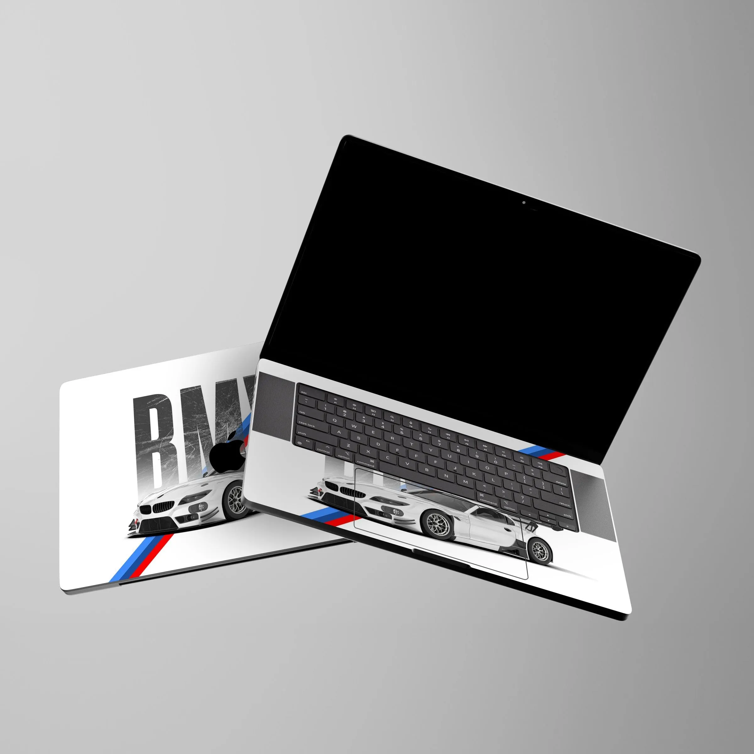 Bmw White Asthetic Laptop Skin