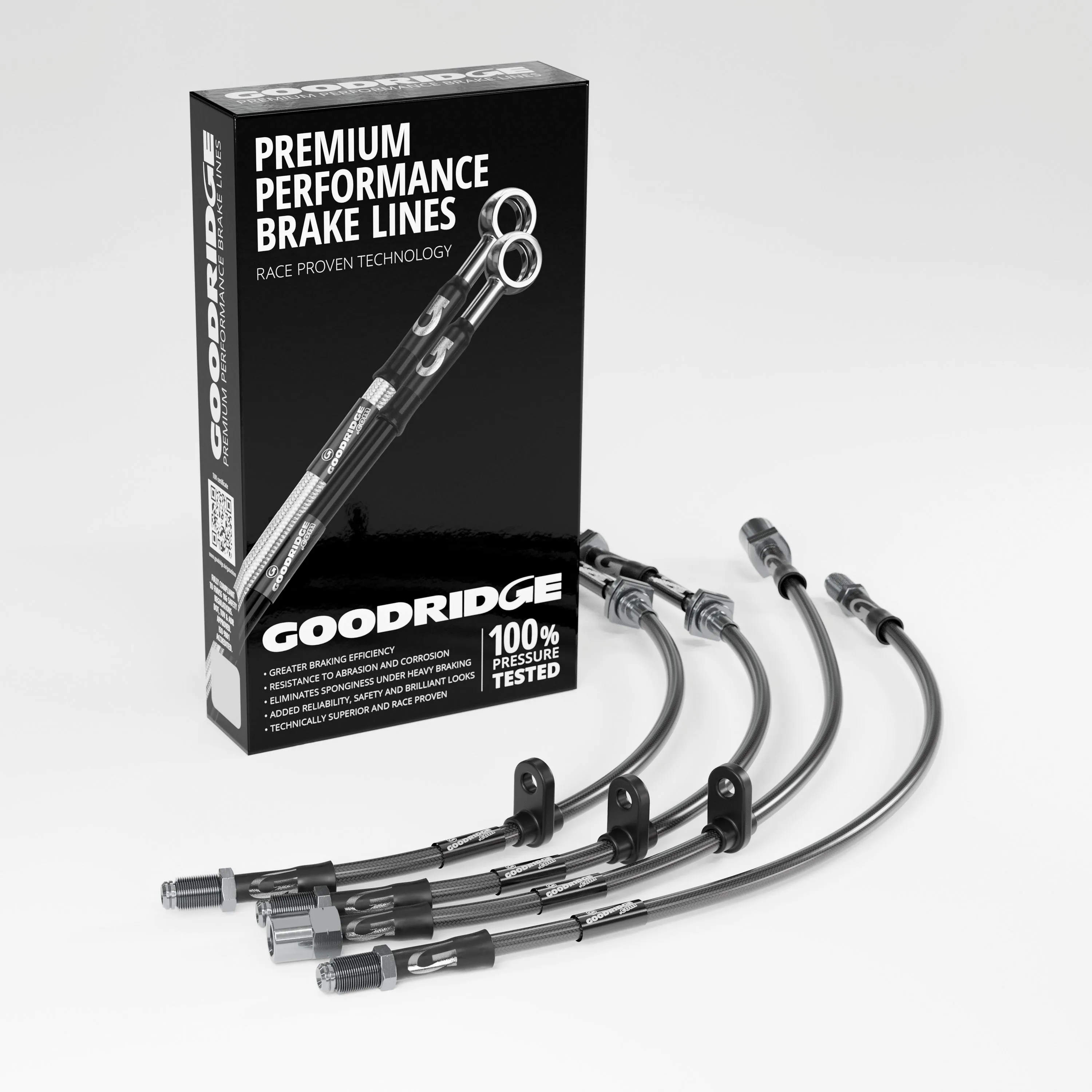 BRAKE HOSE KIT FOR MINI R57 CONVERTIBLE COOPER S 1.6 2009-2015