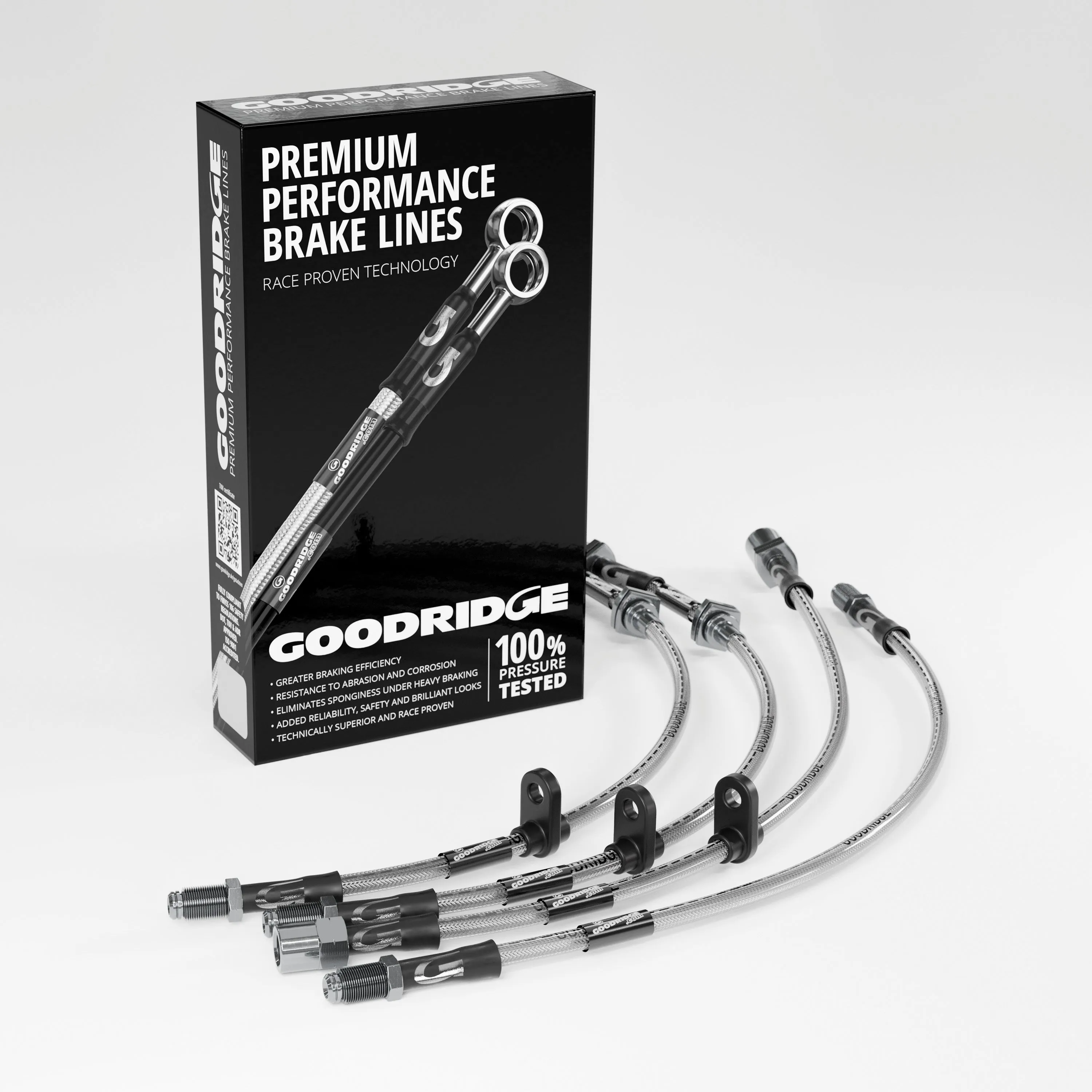 BRAKE HOSE KIT FOR MINI R57 CONVERTIBLE COOPER S 1.6 2009-2015