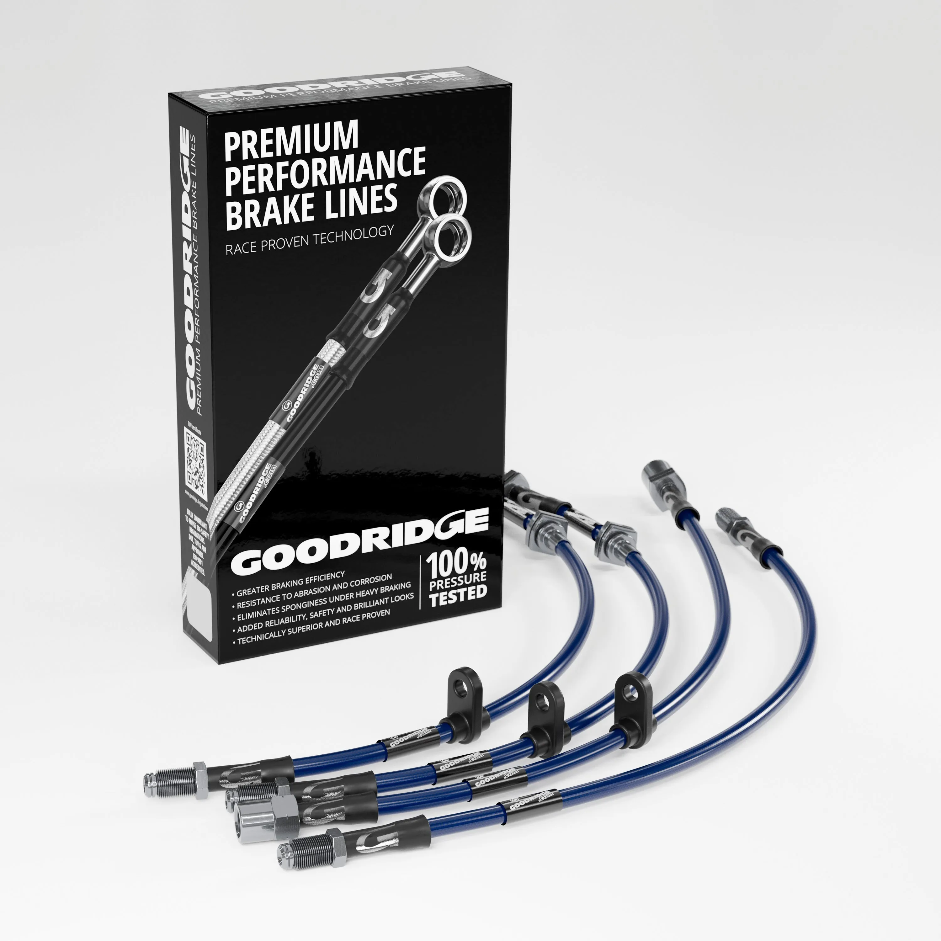 BRAKE HOSE KIT FOR MINI R57 CONVERTIBLE COOPER S 1.6 2009-2015