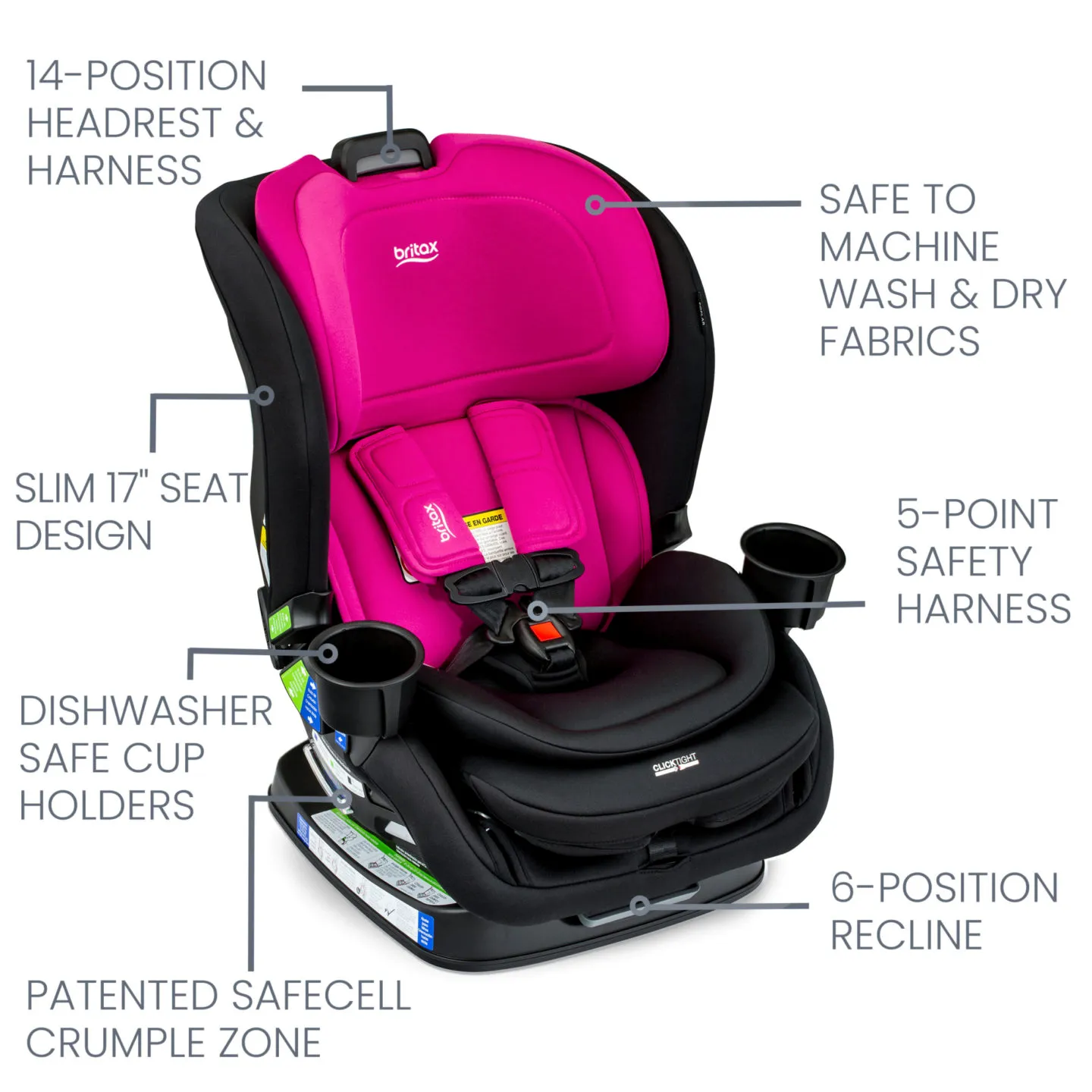 Britax Poplar Convertible Car Seat