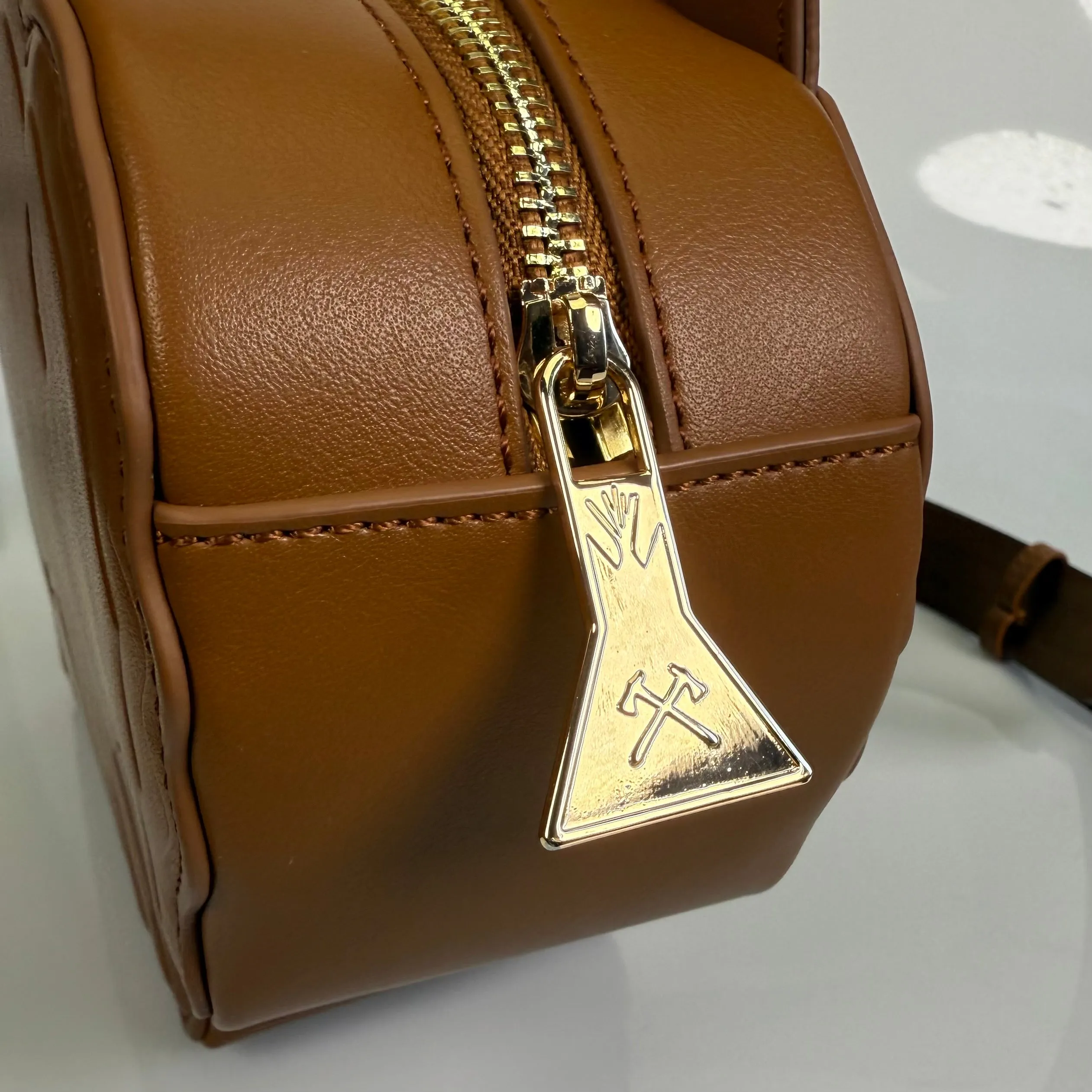 Brown Signature Buffalo Cross-body Bag