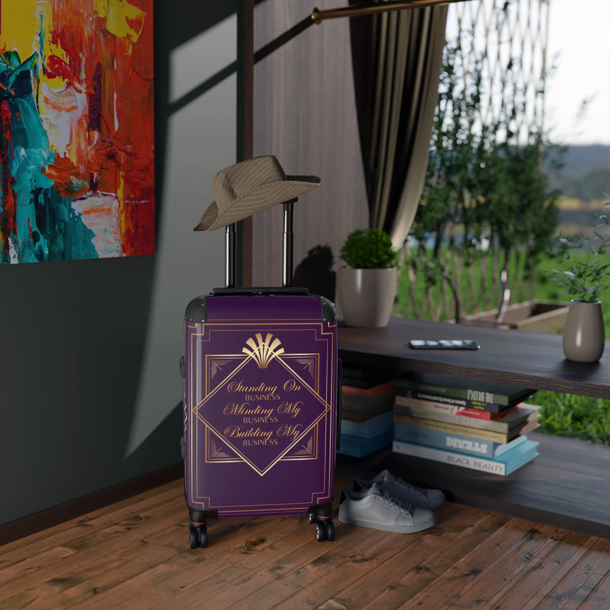 Business 2 (Purple) Suitcase