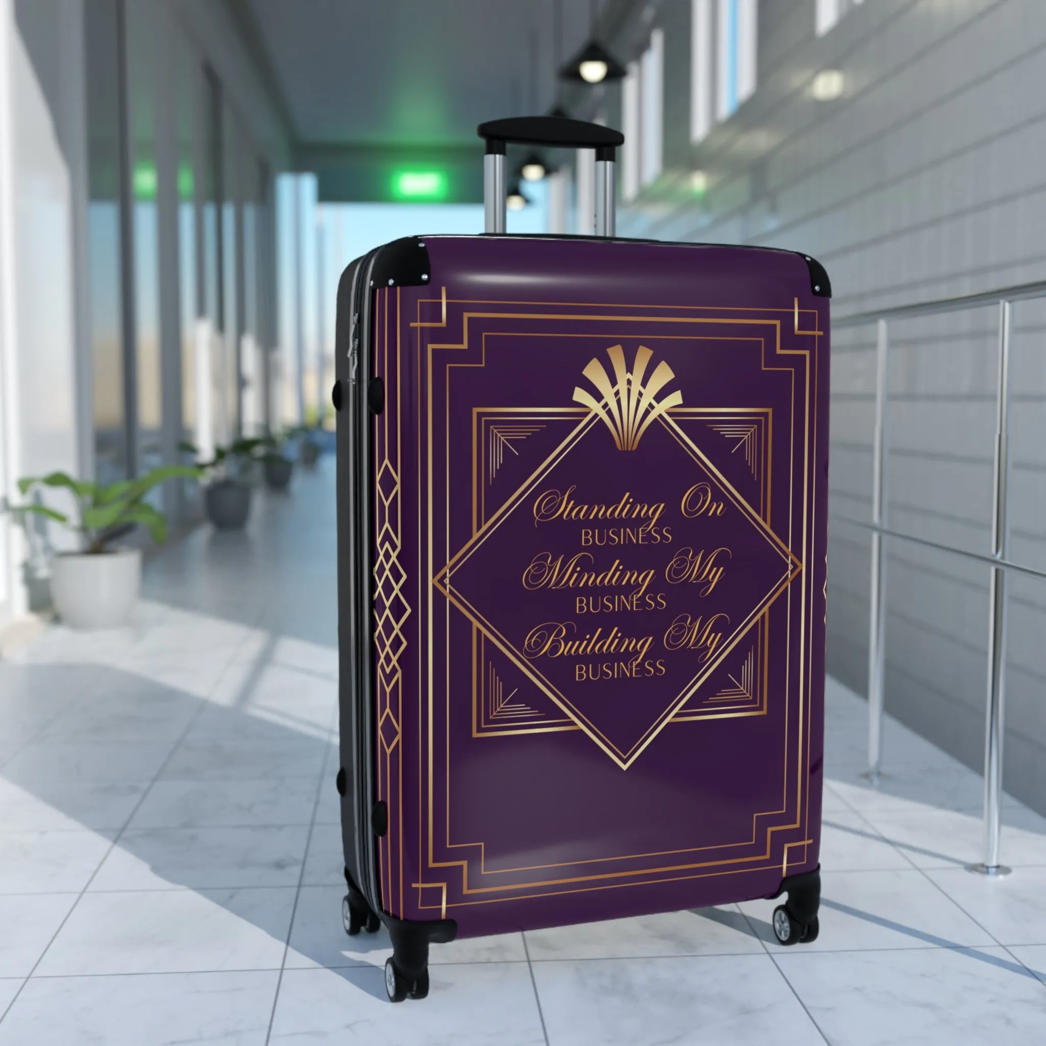 Business 2 (Purple) Suitcase