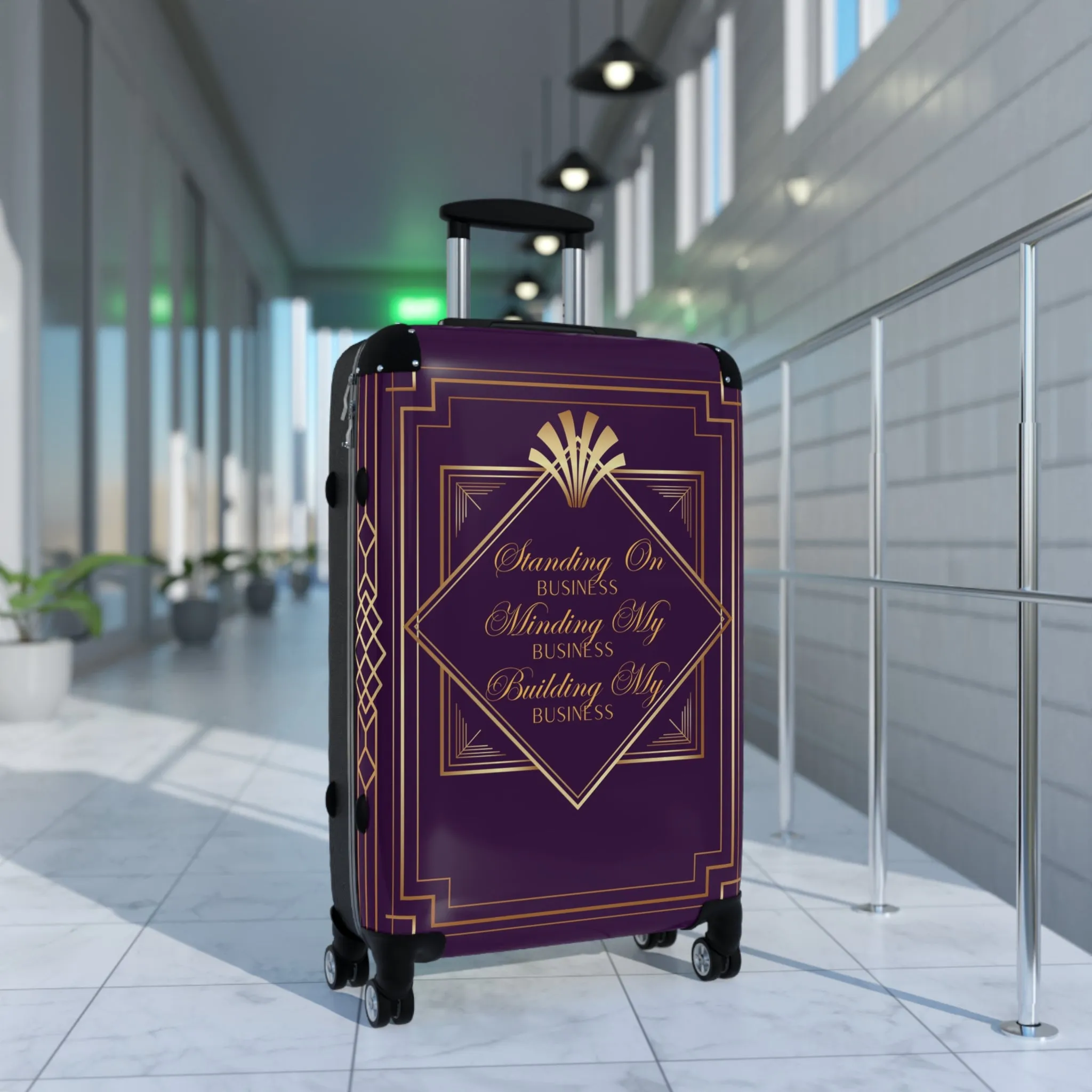 Business 2 (Purple) Suitcase