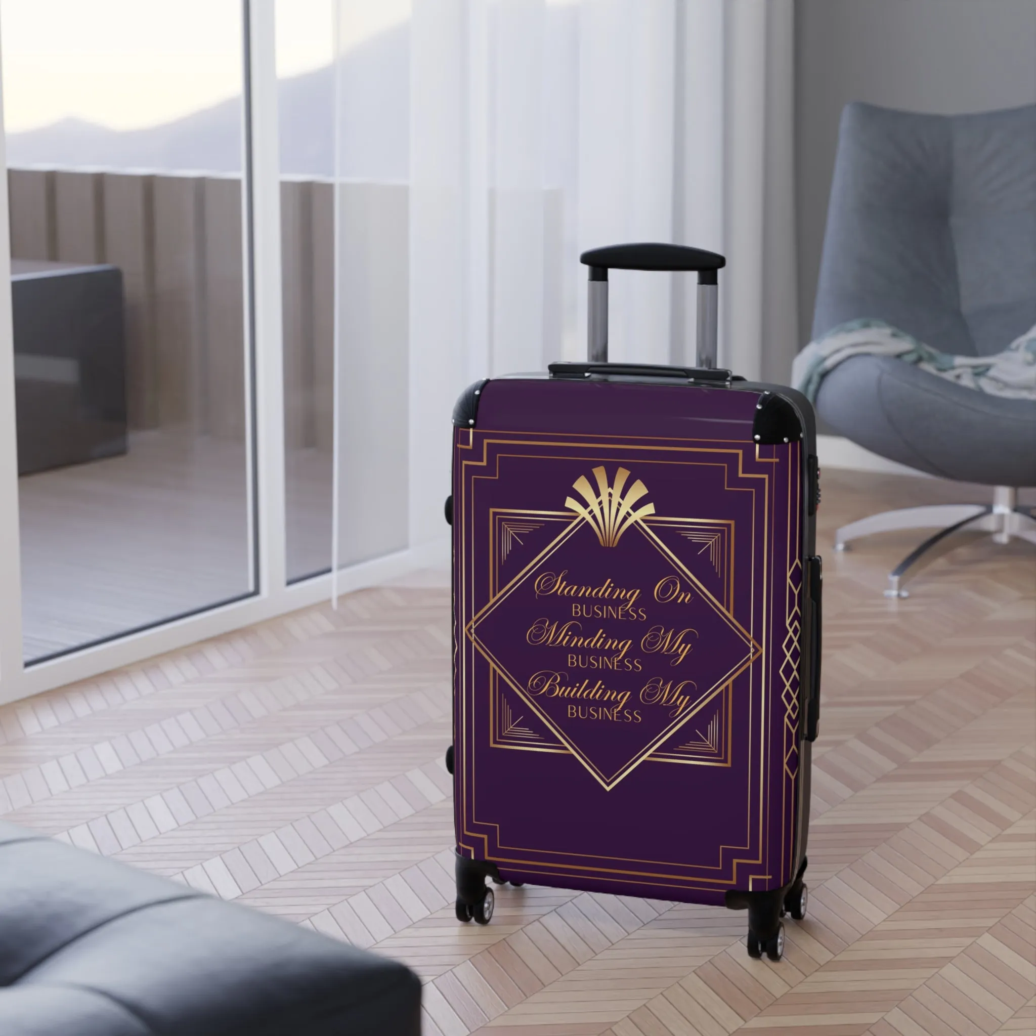Business 2 (Purple) Suitcase