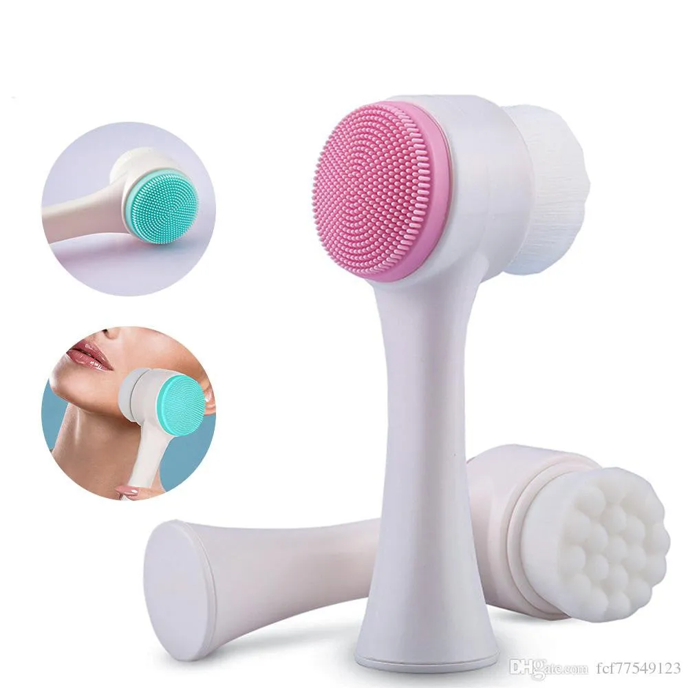 Cọ Rửa Mặt Hai Đầu Youberry Face Wash 3D Brush