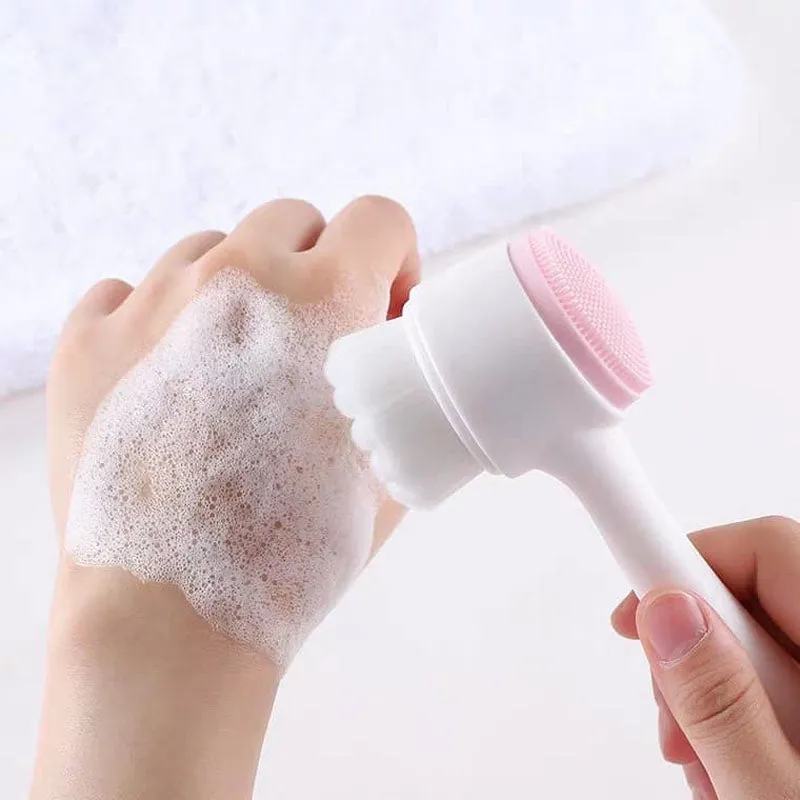 Cọ Rửa Mặt Hai Đầu Youberry Face Wash 3D Brush