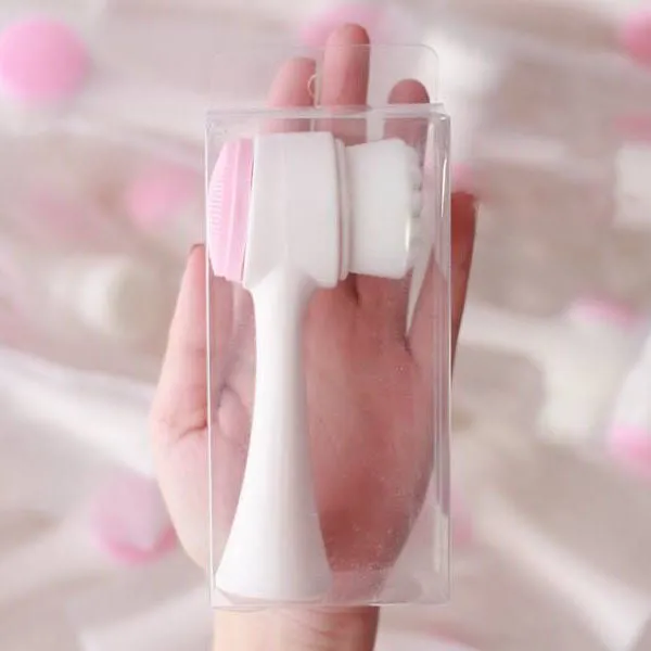 Cọ Rửa Mặt Hai Đầu Youberry Face Wash 3D Brush