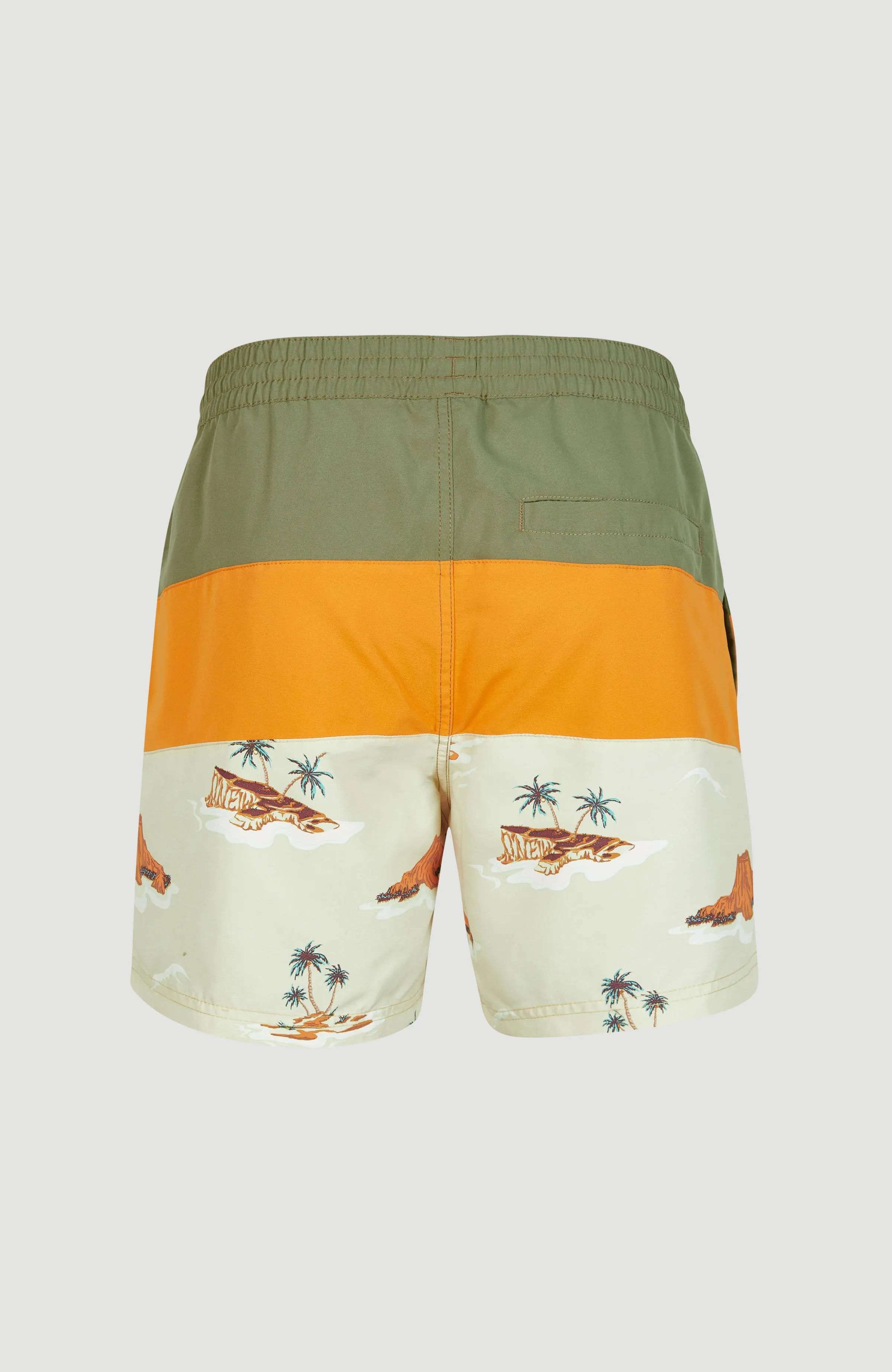 Cali Block 15'' Badehose | Beige Lost Island