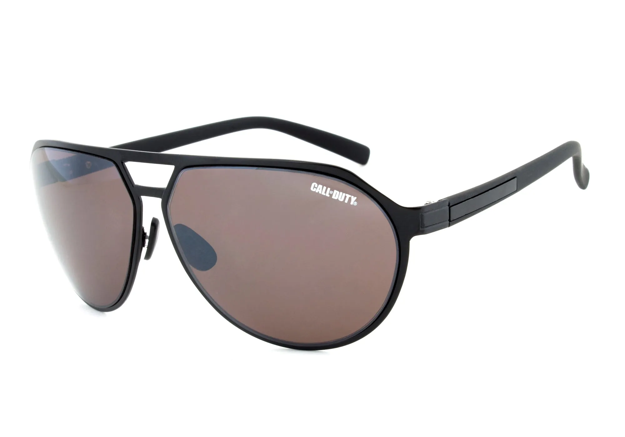 Call of Duty Black Aviator Sunglasses with Copper Contrast Sun Lens