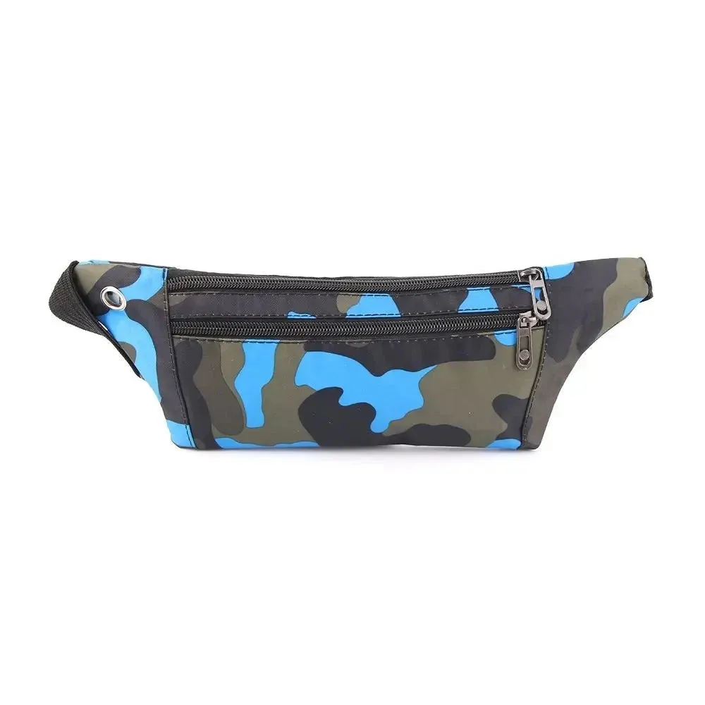 Camouflage Fanny Pack Travel Sport Bum Bag Money Waist Belt Pouch Ladies Casual Waterproof Chest Pack Kids Boys Girls New